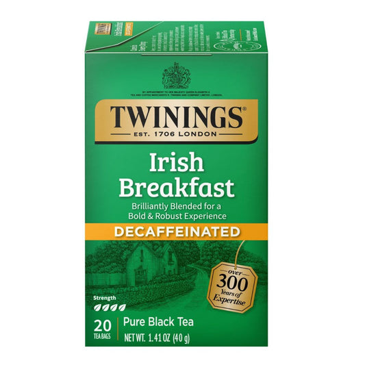 Twinings Irish Breakfast Decaffeinated Tea - 20 count - Image 1